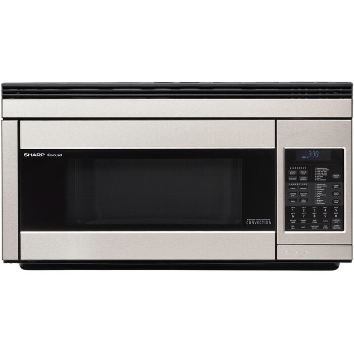 Sharp 29.9'' 1.1 Cubic Feet cu. ft. Convection Over-The-Range Microwave